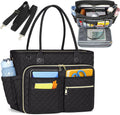 Teacher Tote Laptop Bag 17.3 in - Large Capacity Professional Tote