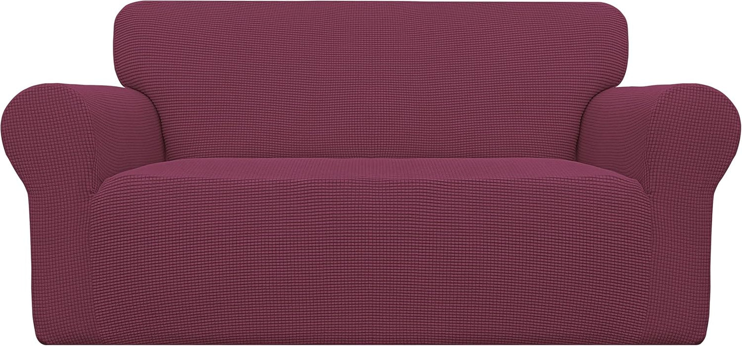Easy-Going Stretch Loveseat Slipcover for Kids - ASH Rose