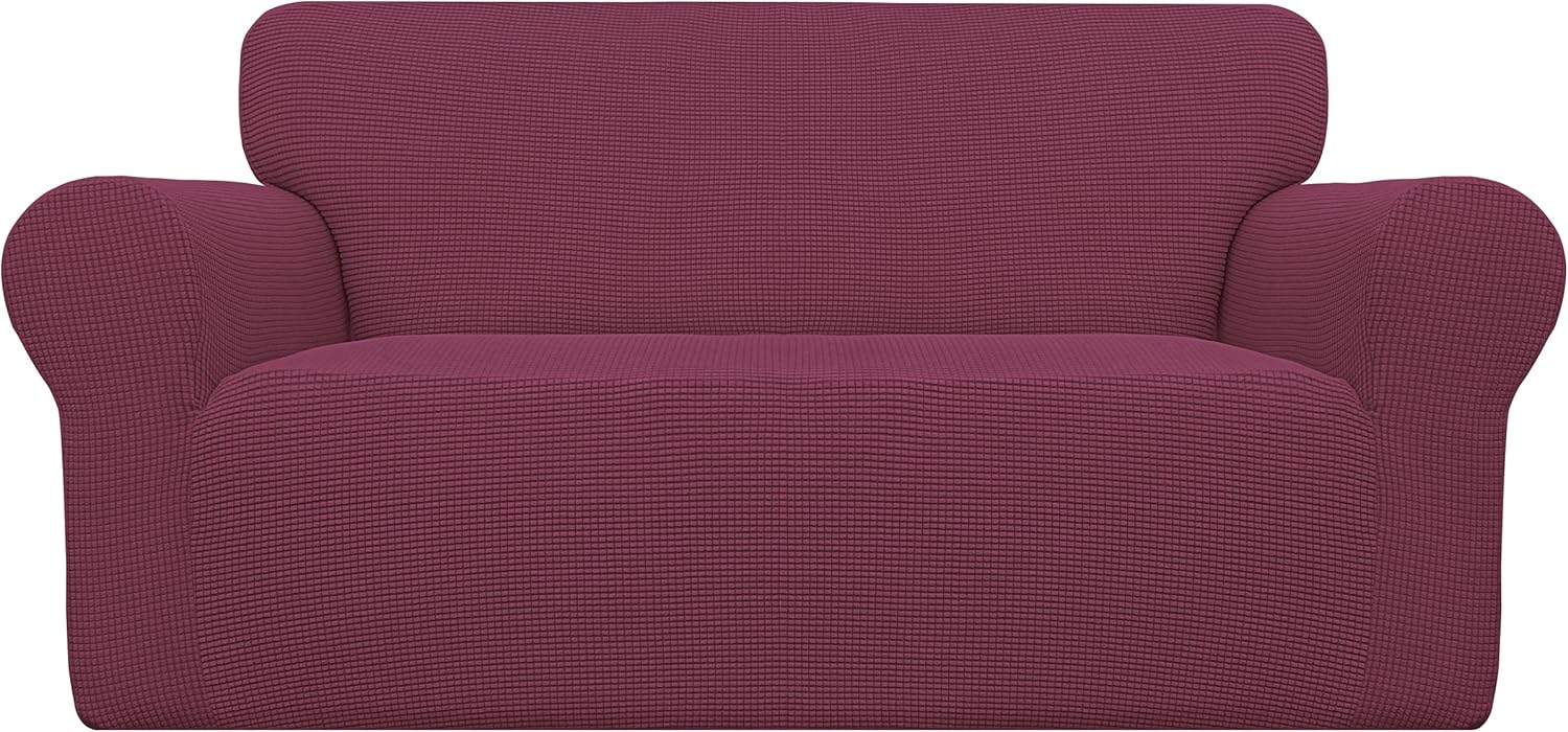 Easy-Going Stretch Loveseat Slipcover for Kids - ASH Rose