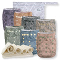 Nora's Nursery Cloth Diapers 7 Pack - Complete Adjustable Set