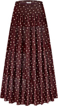 Women's Maxi Skirt with Pockets High Waisted A-Line - Flowy