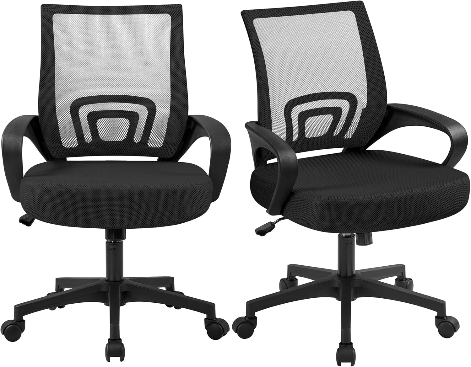 Yaheetech 2-Pack Ergonomic Mesh Office Chairs