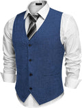 COOFANDY Men's Casual Business Vest Slim Fit Waistcoat - Versatile if