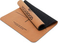 Yoga Dood Cork Mat - Extra Long & Wide - Non-Slip, Sweat-Resistant - Aligns Poses