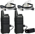 Retevis RT22 Walkie Talkies 2-Pack - Compact Rechargeable Radios