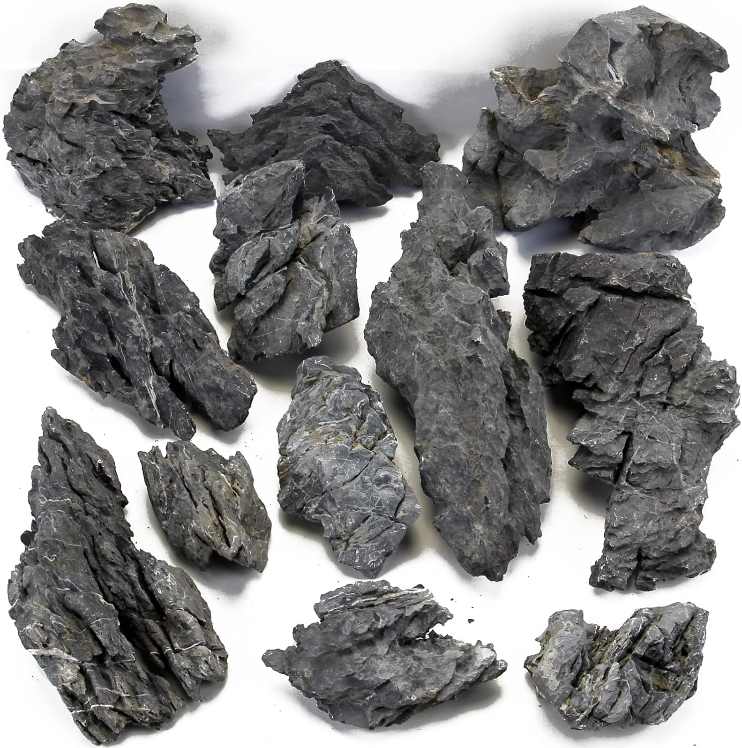 Natural Seiryu Rock Stone for Aquarium Landscaping and Decor