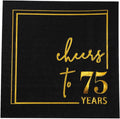 75th Birthday Cheers Napkins - Celebrate in Style!