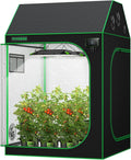 VIVOSUN R446 4x4 Grow Tent 48x48x72in - Roof Cube for Indoor Growing