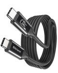 USB 4 Thunderbolt 4 Cable 10FT - 40Gbps, 240W Fast Charge