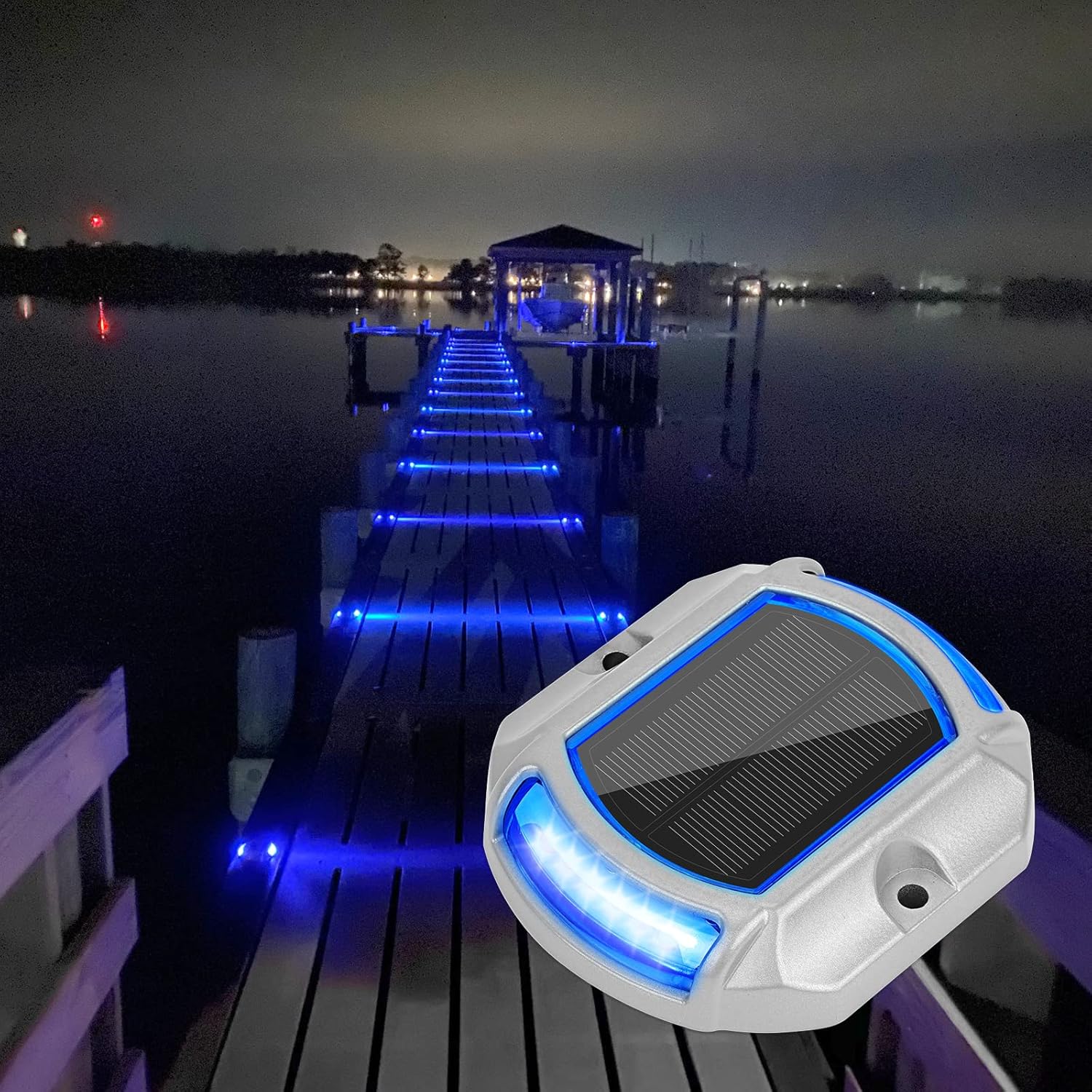 VOLISUN Solar Driveway Lights 12 Pack for Pathway Safety
