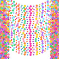 Colorful Dots Paper Garland 40 Pieces Rainbow - Long Party Streamers