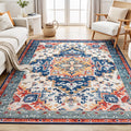 Rugflix 6x9 Area Rug for Living Room - Machine Washable Comfort