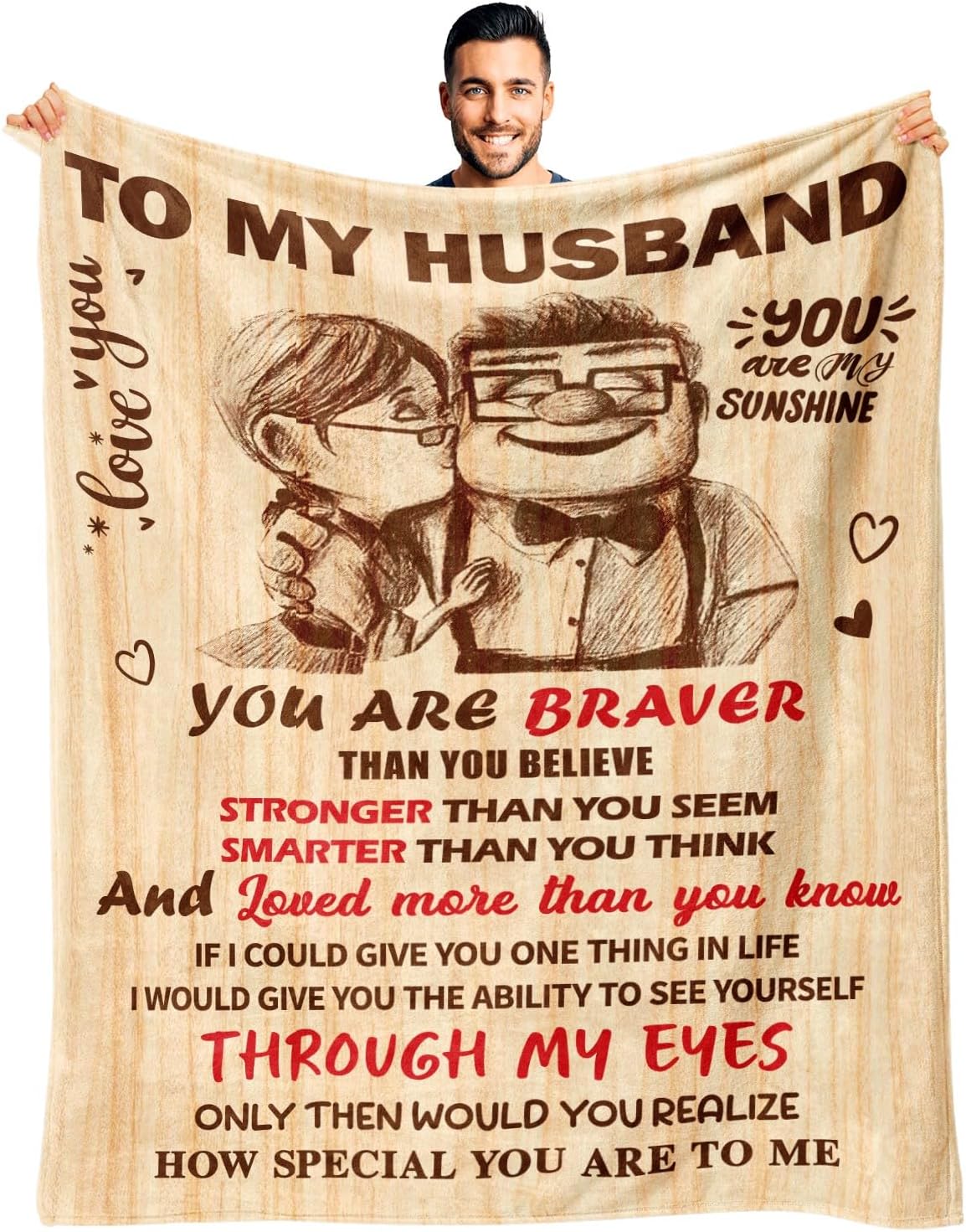 Cozy Throw Blanket for Husband - Perfect Romantic Gift Idea