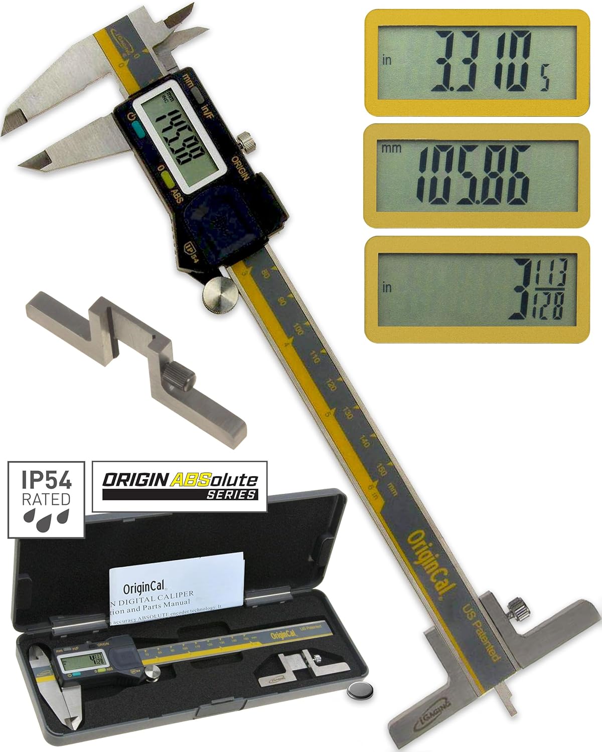 iGAGING Absolute Origin Digital Caliper for Precision Measuring