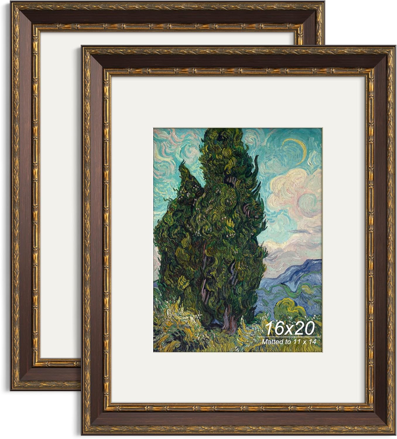 Yaetm 16x20 Vintage Picture Frame for Elegant Home Decor