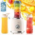 Personal Blender Smoothie Maker - Compact 300W Retro Design