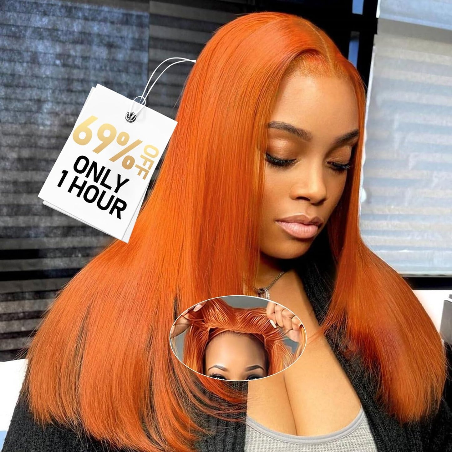 Wear and Go Glueless Bob Wig Human Hair for Black Women