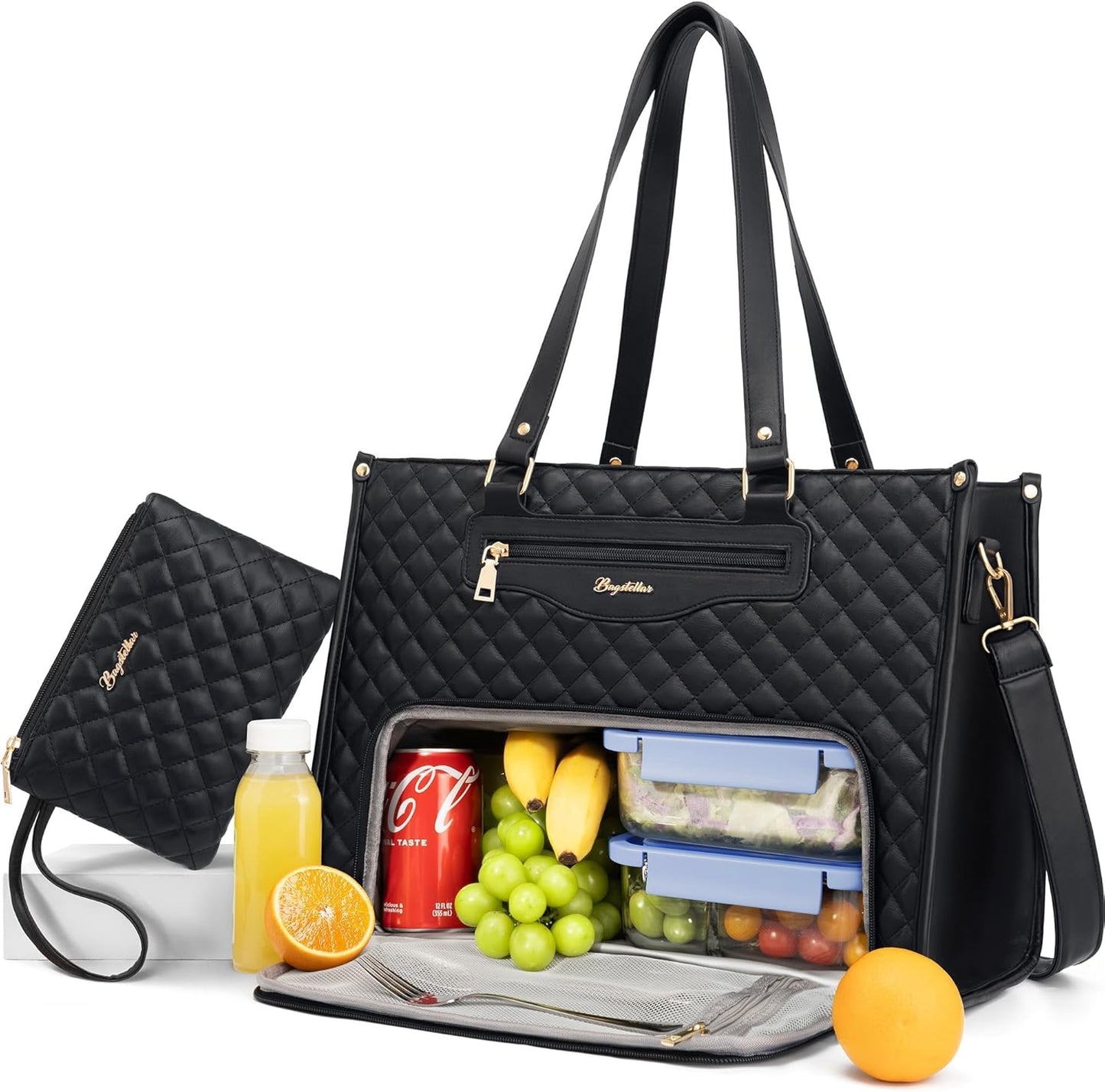 Versatile Lunch Tote Bag for Women with Insulated Compartment