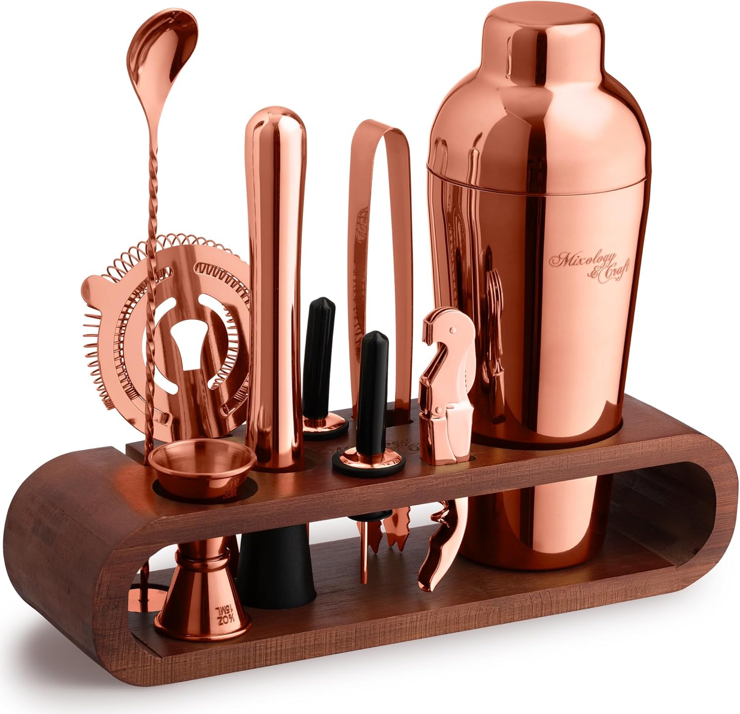 Mixology Bartender Kit: 10-Piece Bar Tool Set for Home Use