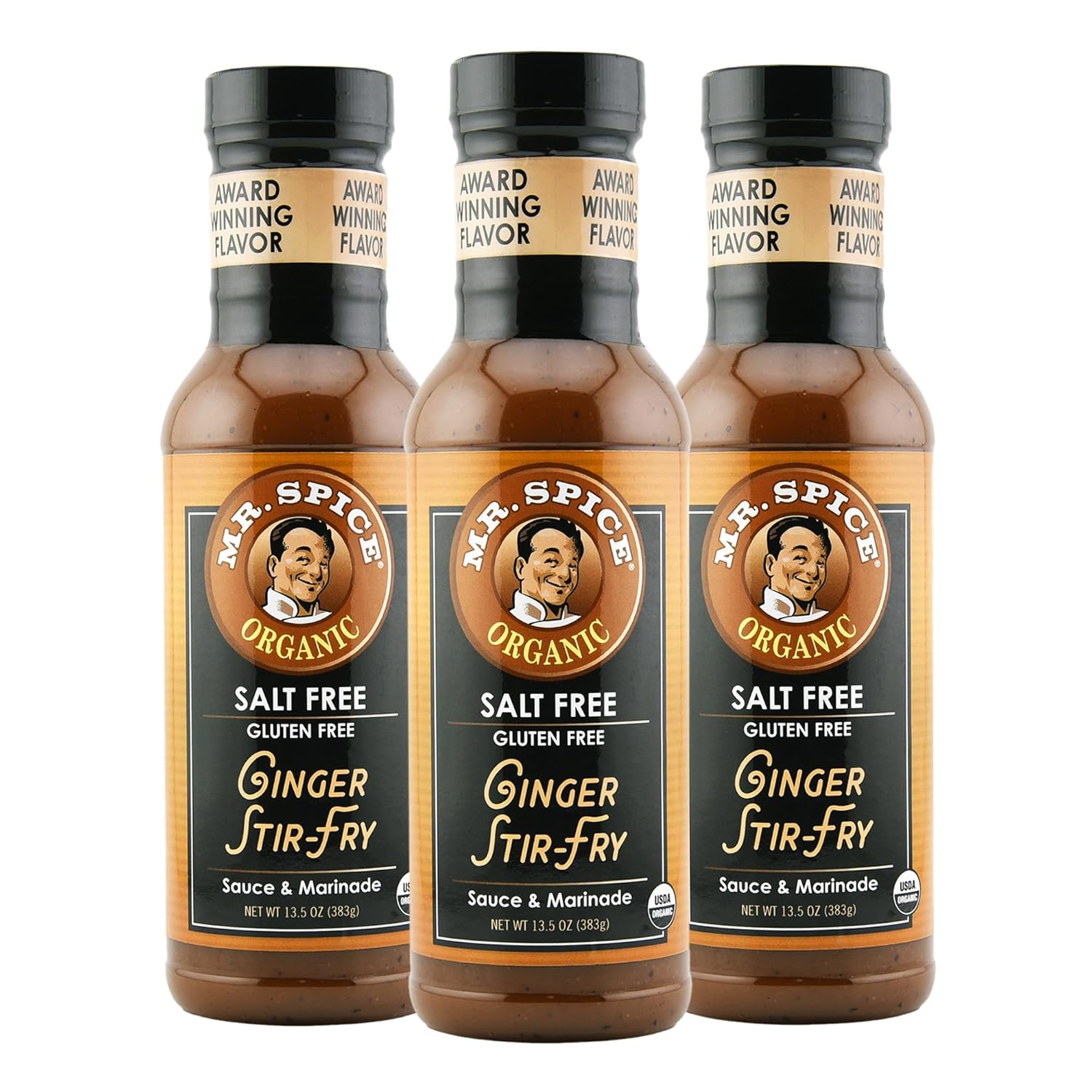 Mr. Spice Organic Ginger Stir Fry Sauce - Low Sodium Delight