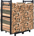 Firewood Rack Outdoor Storage Stacker for Indoor & Outdoor Use