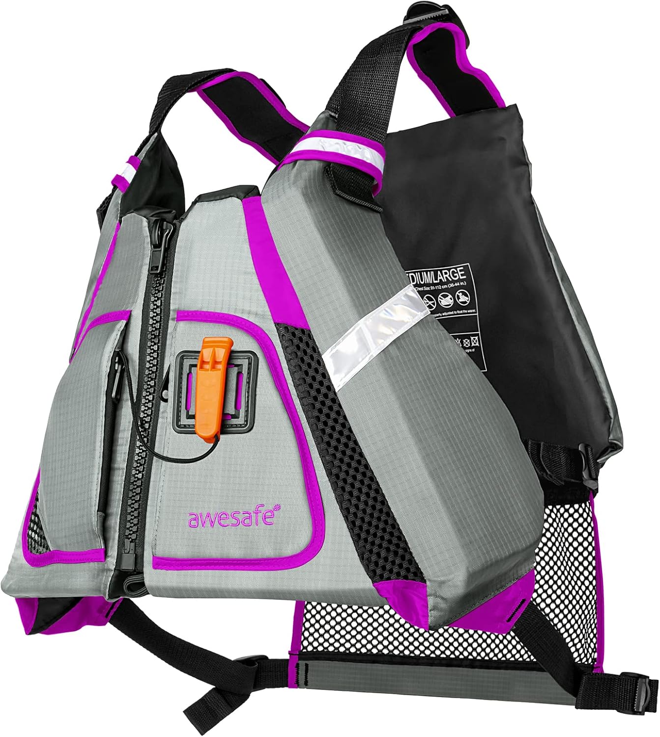 awesafe Adult Watersport Universal Vest for Safety and Comfort