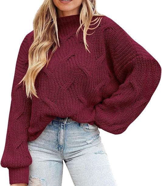 PRETTYGARDEN Women's Fall Oversized Pullover Sweater for Style
