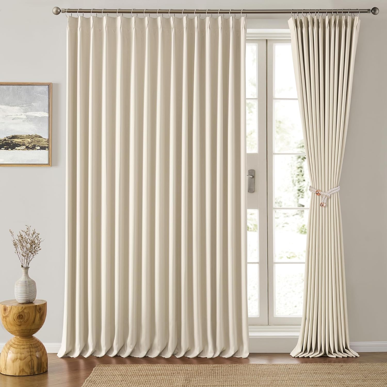 100 Inch Wide Thermal Curtains for Sound Reducing Privacy