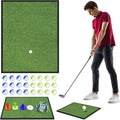 Premium Portable Golf Mat - Practice Anywhere with Tees & Balls!