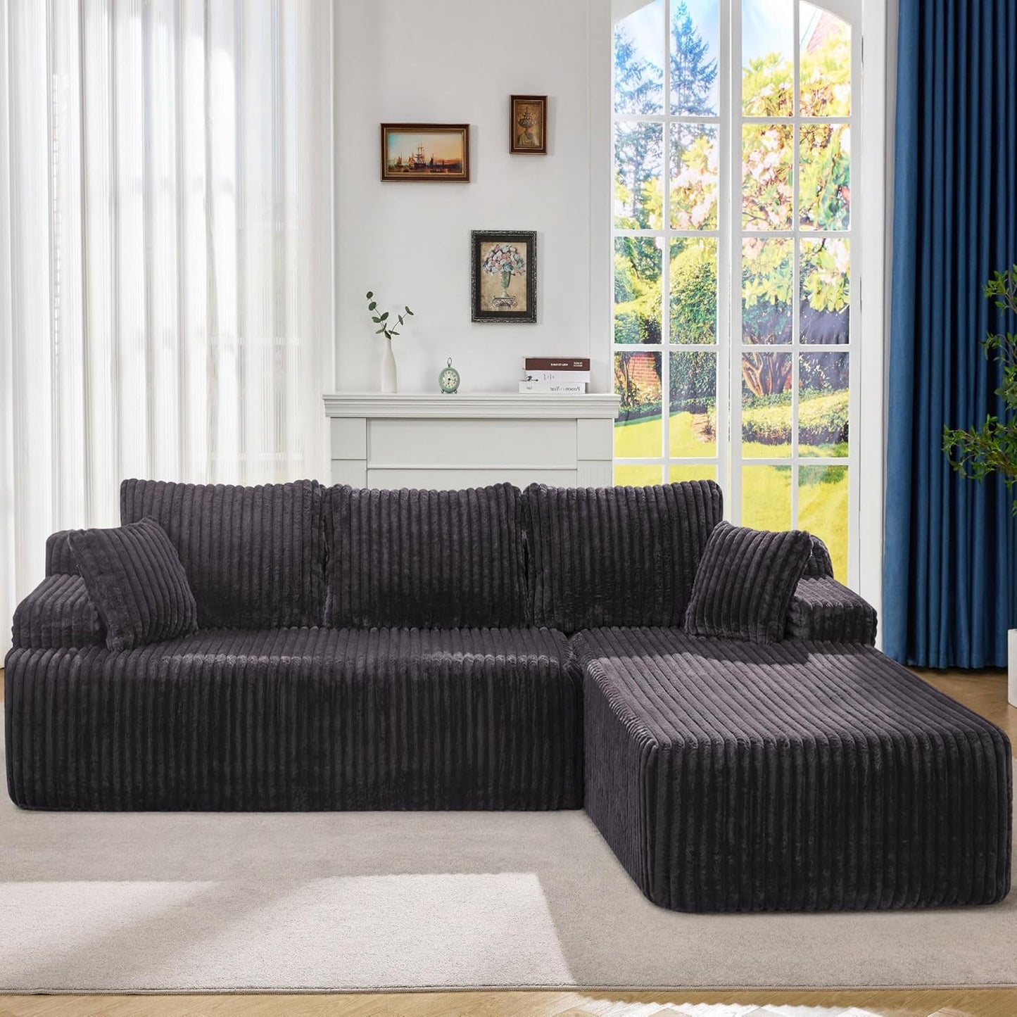 Hobestluk Modular Sectional Sofa: Versatile L-Shape Couch
