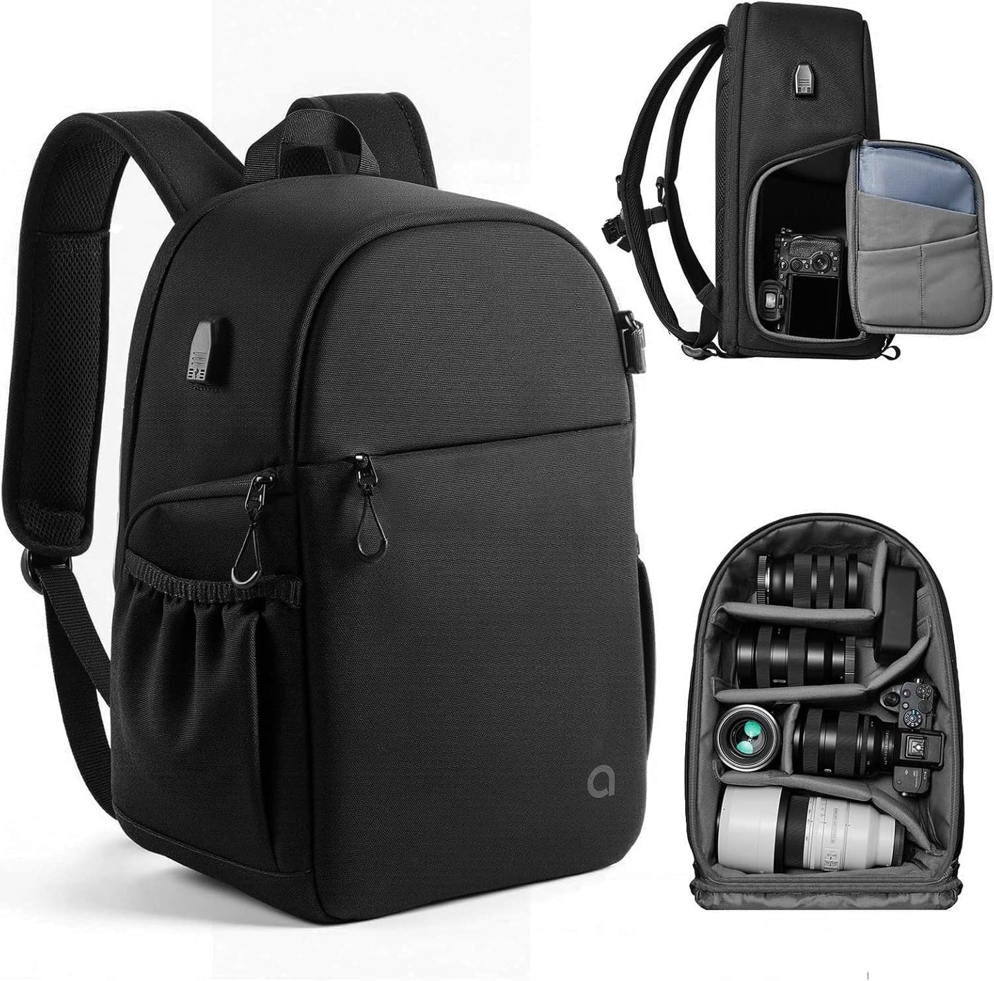 llano Camera Backpack for DSLR/SLR/Mirrorless with Laptop Slot