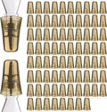 Liquor Bottle Pour Spout Covers 80-Pack - Dustproof Pourers