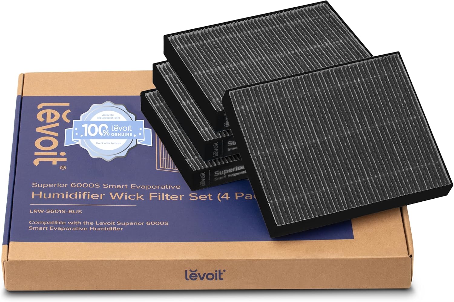 LEVOIT 4-Pack Replacement Filters for Superior 6000S Humidifier