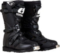 Boys New Logo Rider Boot (Black, Size 1) - Protective Youth Riding