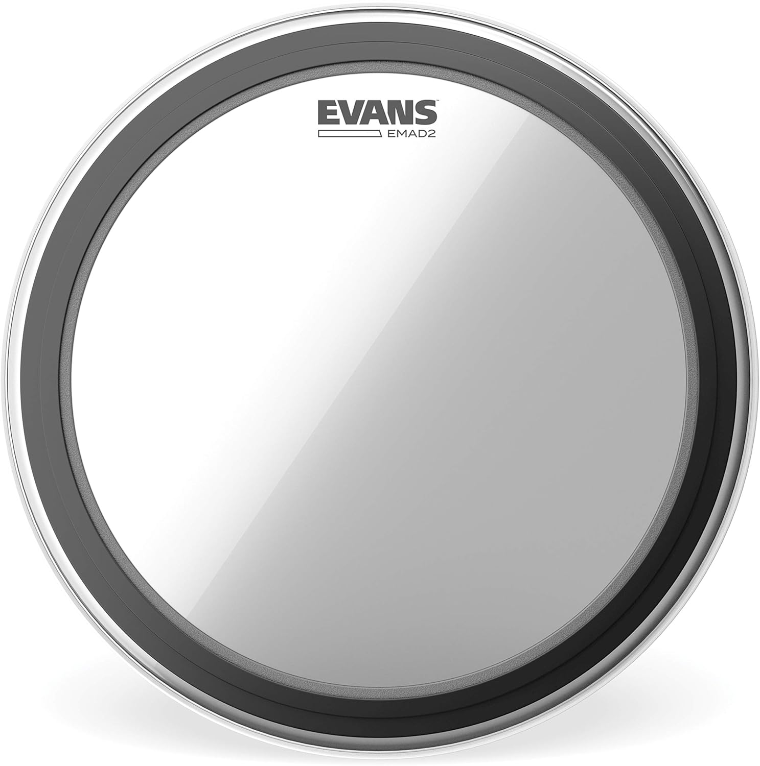 Evans EMAD2 Clear Bass Drum Head - 24 Inch for All Genres