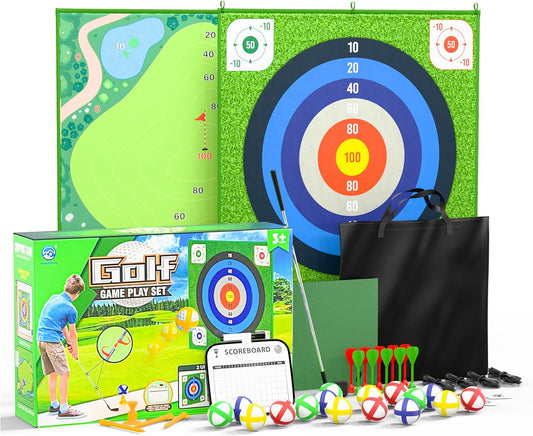 Ultimate Indoor/Outdoor Golf Chipping Game Set by ALMALABY