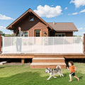 236in Retractable Baby Gate 42in Tall Extra Wide Safety Gate - Easy