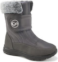 Women's Waterproof Mid Calf Snow Boots with Warm Fur Lining