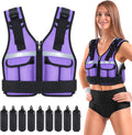 Adjustable Weighted Vest 2-18 lbs - Washable, Zippered Fit