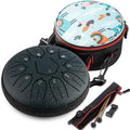 Steel Tongue Drum 11 Notes 6 in Handpan Drum - Portable Meditation Kit