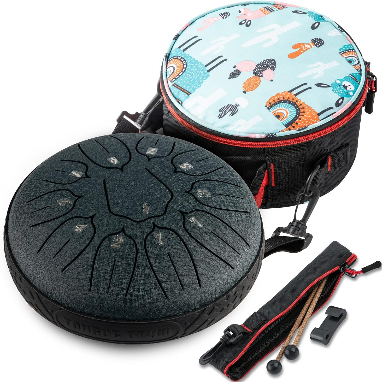 Steel Tongue Drum 11 Notes 6 inch Percussion Instrument Set