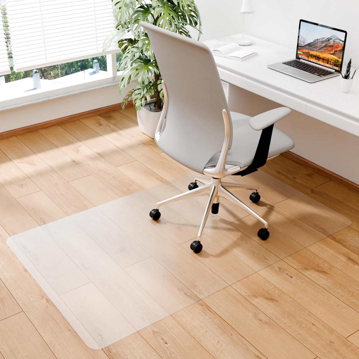 Clear Hardwood Floor Protector: 36 x 60 Desk Chair Mat