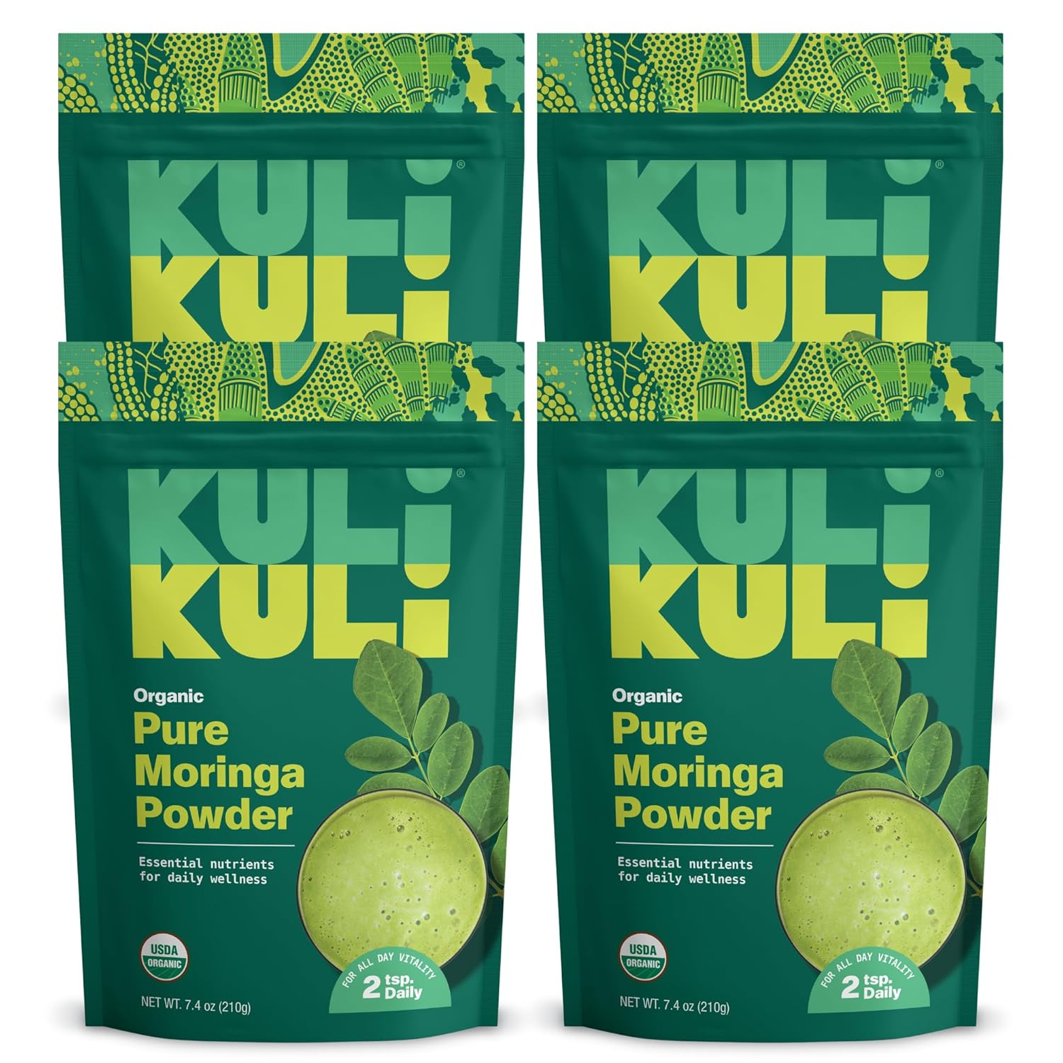Kuli Kuli Moringa Oleifera Organic Leaf Powder for Smoothies