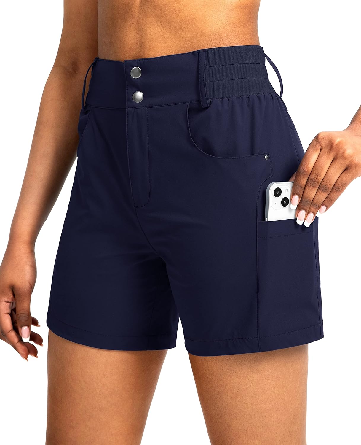 Viodia Women's 5in Hiking Golf Shorts with Pockets for Summer