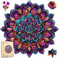Wooden Jigsaw Puzzles Mandala 500 Pc King Size - Relaxing Adult Puzzle