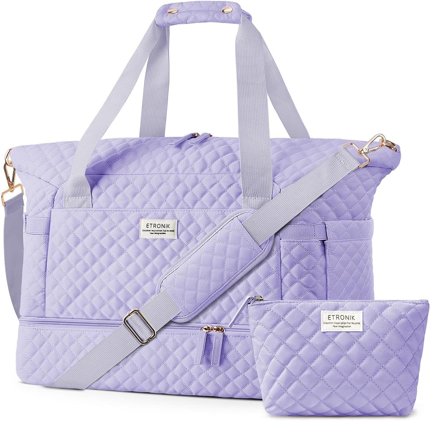 ETRONIK Travel Bag for Women: Stylish Gym Duffel Bag