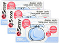 Sassy Baby Disposable Diaper Sacks, 200 Count - Odor Control and Easy