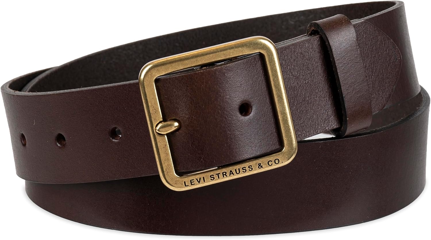 Levi's Casual Leather Belt with Square Buckle for Women