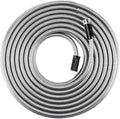 Metal Garden Hose 50 ft Flexible No Kink Lightweight - Heavy Duty