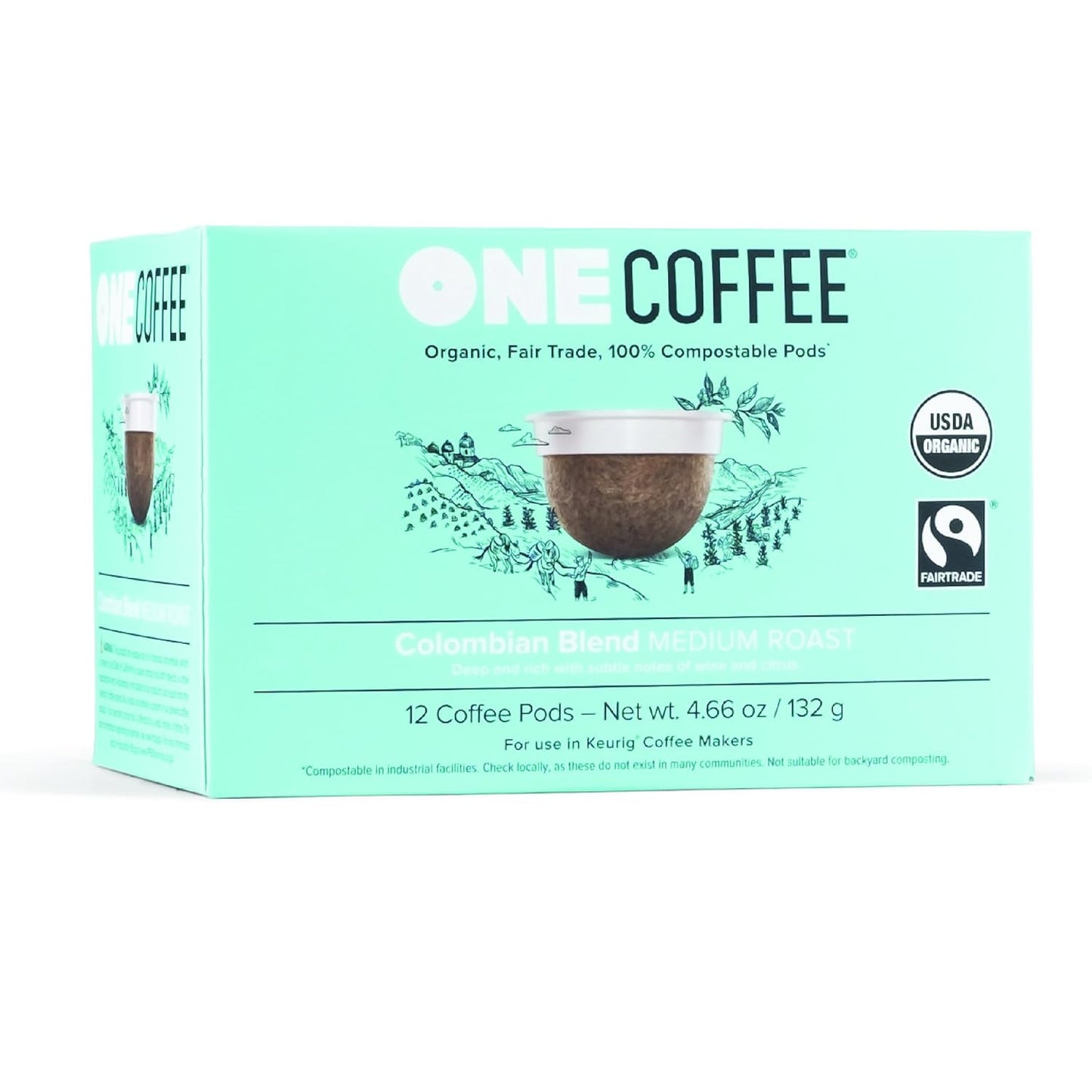 100% Compostable K Cups by OneCoffee